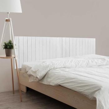 Cabecero de Madera Reciclada DM Estilo Palet Horizontal 160cm Acabado Lino con Herrajes Incluidos