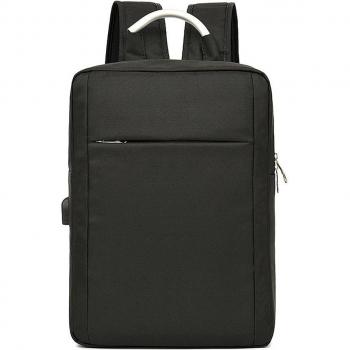 Mochila para Laptop DAM con interfaz de carga USB, dimensiones 30x12x42 cm, color negro