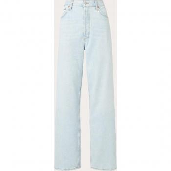 Agolde Low Slung Baggy Straight Leg Women's Jeans - Blue, Size W26