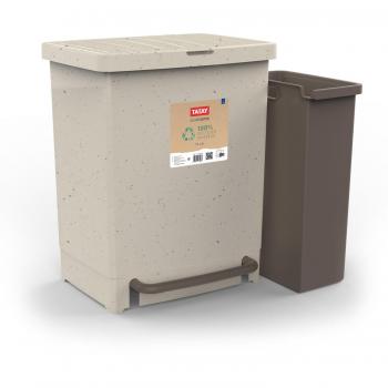 Contenedor de reciclaje con pedal 17 + 8 litros ECOHOME