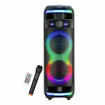 Altavoz de karaoke portátil INOVALLEY RGB 800 Watts Bluetooth V5.0 con micrófono inalámbrico y autonomía de 2 a 3 horas - LED