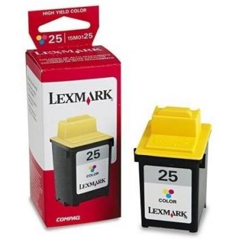 Lexmark Nr. 25 hoog rendement kleuren inktcartridge, 90 g