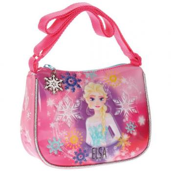 Frozen Elsa Bolso Bandolera, 19 cm, Rosa