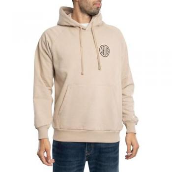 Deus Ex Machina Pill Logo Khaki Pullover Hoodie for Men - Size L