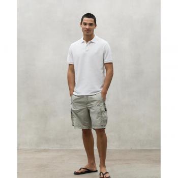 Ecoalf White Male Polo Shirt Size M