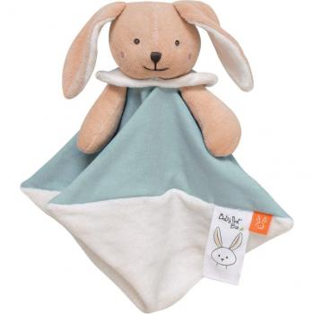 Doudou Et Compagnie - Peluche con Mantita conejo POUPI marine y estrella bordada