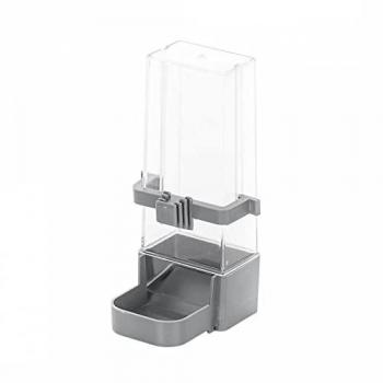 Comedero para periquitos Duvoplus gris 5,5x8x15cm