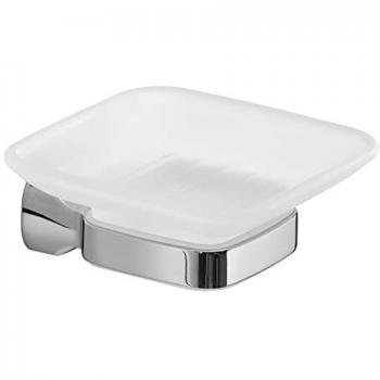 Portasabón de pared en acero inoxidable y Cromall ST11 serie Stelvio cromado