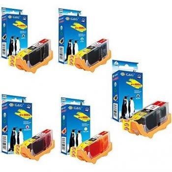 G&G Compatible Tinta Cartucho Reemplazo para Canon PIXMA MX885 IP4850 IP4950 MG5150 MG5250 MG5350 MG6150 MG6250 IX6550 MG8150 PGI-525/CLI-526
