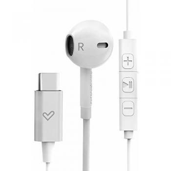 Auriculares Energy Sistem Smart 2 Tipo C con Sonido Digital y Control de Volumen, Blanco