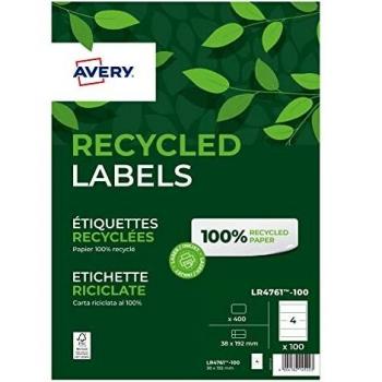 Avery Dennison - Etiquetas para carpetas archivadoras gruesas - Pack de 400 uds