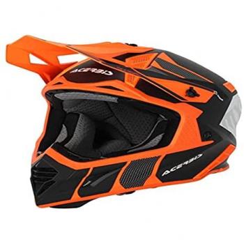 Acerbis Casco de Cross X-Track Naranja Flúor-Negro, 2023, motocross, adultos unisex, talla XL (61/62)