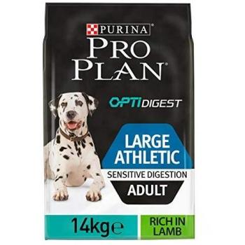 Purina ProPlan Large Adult Athletic Digest pienso para perro Adulto con Cordero 14 Kg