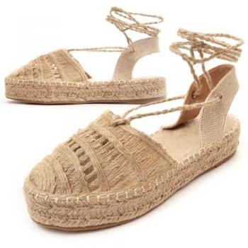 Sandalia Cómoda para Mujer Montevita Yusand3 83406 Beige Talla 36