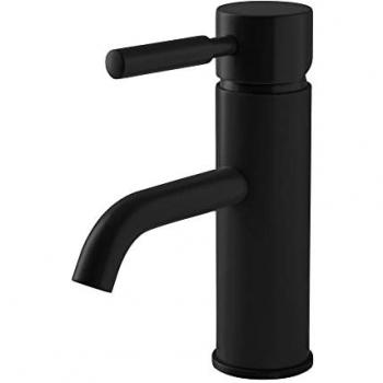 Grifo de Lavabo Monomando Curvo Negro Galindo 8655016 Theo City