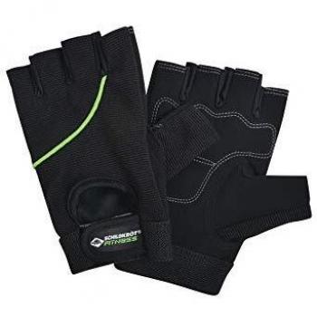 Schildkröt Fitness Guantes de Fitness Classic, Talla S-M , Negro/Verde, 960152