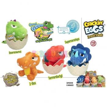 Peluche Interactivo Dinosaurio Crackin Eggs con Sonidos y Movimiento