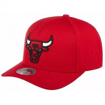 Gorra Deportiva Mitchell & Ness Chicago Bulls Rojo (Talla única)