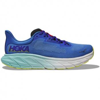HOKA Arahi 7 Men's Running Shoes - Virtual Blue/Cerise, Size 11 D (Polyethylene)