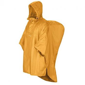 Ferrino HIKER RAINCOAT - Poncho impermeable para hombre y mujer, color amarillo, talla L-XL