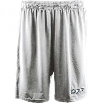 Kappa Olbia Pantalón Corto, Unisex, Blanco / Negro, 2XL