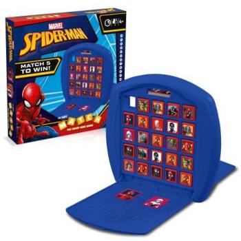 Juego de Mesa Top Trumps Match Spider-Man - Conecta 5 Dados Iguales, Juego de Memoria para 2 Jugadores, Ideal a Partir de 4 Años