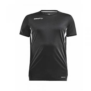 Craft Pro Control Impact Short Sleeve T-Shirt for Men - Black, Polyester, X-Small