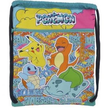 Mochila Saco Pokémon Urban Colors 33x1x43 cm