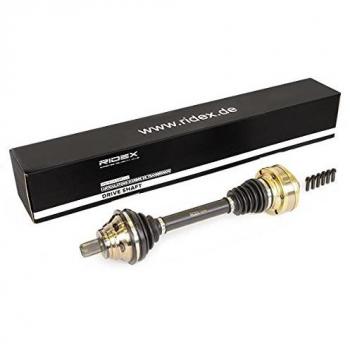 Árbol de transmisión RIDEX 13D0034 para VW, AUDI y OPEL - Cardan del eje delantero, compatible con modelos Golf V, Passat B6, Touran I y Altea