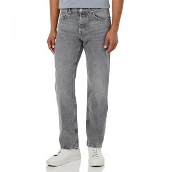 Only & Sons Edge Straight Fit Medium Grey Denim Jeans for Men - W28 L32 - 100% Cotton