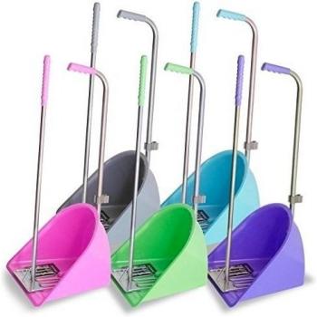 Dicoal TD447PST - Pala recogedora gran capacidad y rastrillo, Color Pistacho, Talla única