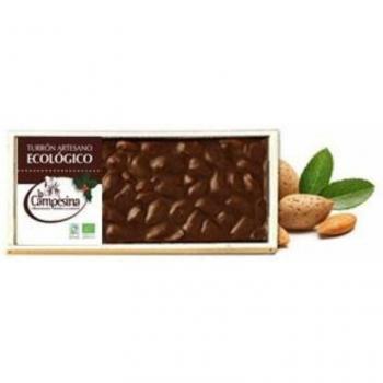 La Campesina Turrón de Chocolate y Almendras Ecológico Sin Gluten 200g