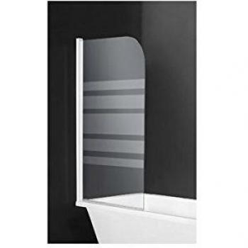 COMPLEMENTOS DECORATIVOS DEL BAÑO Mampara 1 Hoja Serigr Hor 80X140 Bl