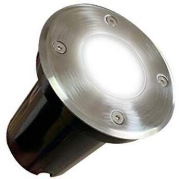 Foco Empotrable de Suelo Redondo IP65 Acero Inoxidable 304 GU10 para Exterior