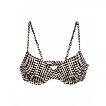 Protest – Bikini parte superior, negro/blanco