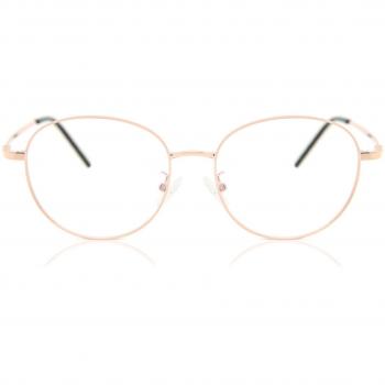 Gafas Anti-Azules Oval Montuta Completa Plástico Dorados Armazones Recetadas para Hombre - Arise Collective