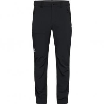 Haglöfs Morän Softshell Pantalón de Montaña para Hombre en Color Negro (Tamaño XL)