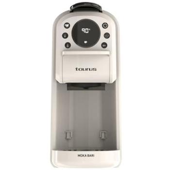 Cafetera Multicápsula Taurus Mokabari 4 en 1, 1400 W, 20 Bares, Depósito de 0,7 L - Beige