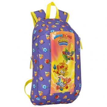 Mini Mochila Cremallera Vertical SuperThings Guardians of Kazoom 22x39x10cm - Safta