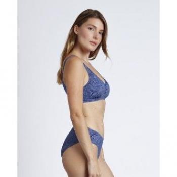 Bikini Top Vainica azul para mujer Admas