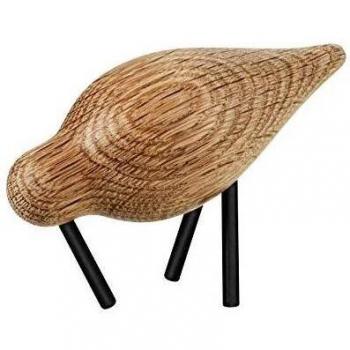 Normann Copenhagen 100157 Madera pájaro Shorebird pequeño, Color Negro