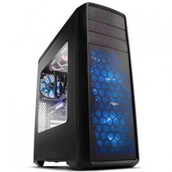 Nox Xtreme Products Coolbay ZX - Caja de ordenador de sobremesa, color negro