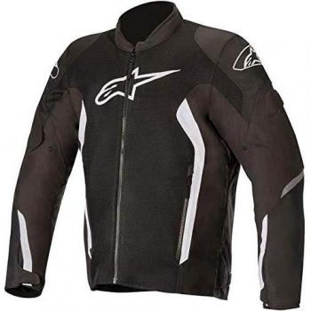Alpinestars Chaqueta moto Viper V2 Air Jacket Black White, Negro/Blanco, S
