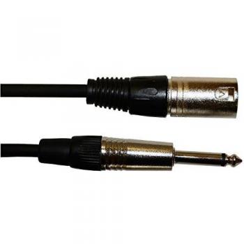CABLES MICRÓFONOS. OQAN Cable jack-xlr QABL JPM-10-XM. Jack macho 1/4 mono - XLR macho. 10 m.