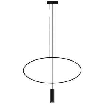 Lámpara de techo HOLAR 1 negro con tecnología LED GU10, diseño moderno y elegante