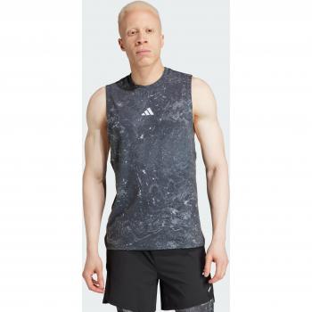 Camiseta de fitness adidas Essentials Workout Power Tank para hombre, sin mangas, color gris, talla M