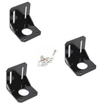 Redrex 3Pcs 42mm NEMA17 Soporte de Montaje del Motor Paso a Paso con los Tornillos 5x5x5cm