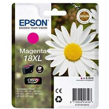 Ink cartridge Original Epson 1x Magenta C13T18134010 / 18XL XL for Epson Expression Home XP-205