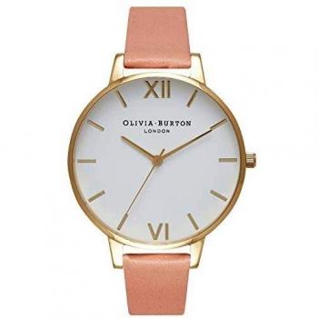 Ladies Olivia Burton White Dial Big Dial Watch OB16BDW13