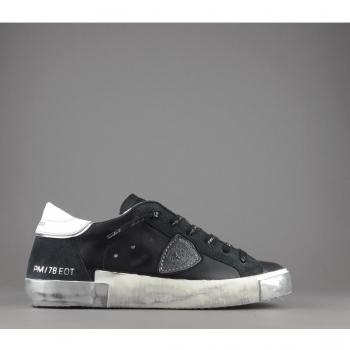 Philippe Model Black Low Top Sneakers for Men, Size 41 (8 US)